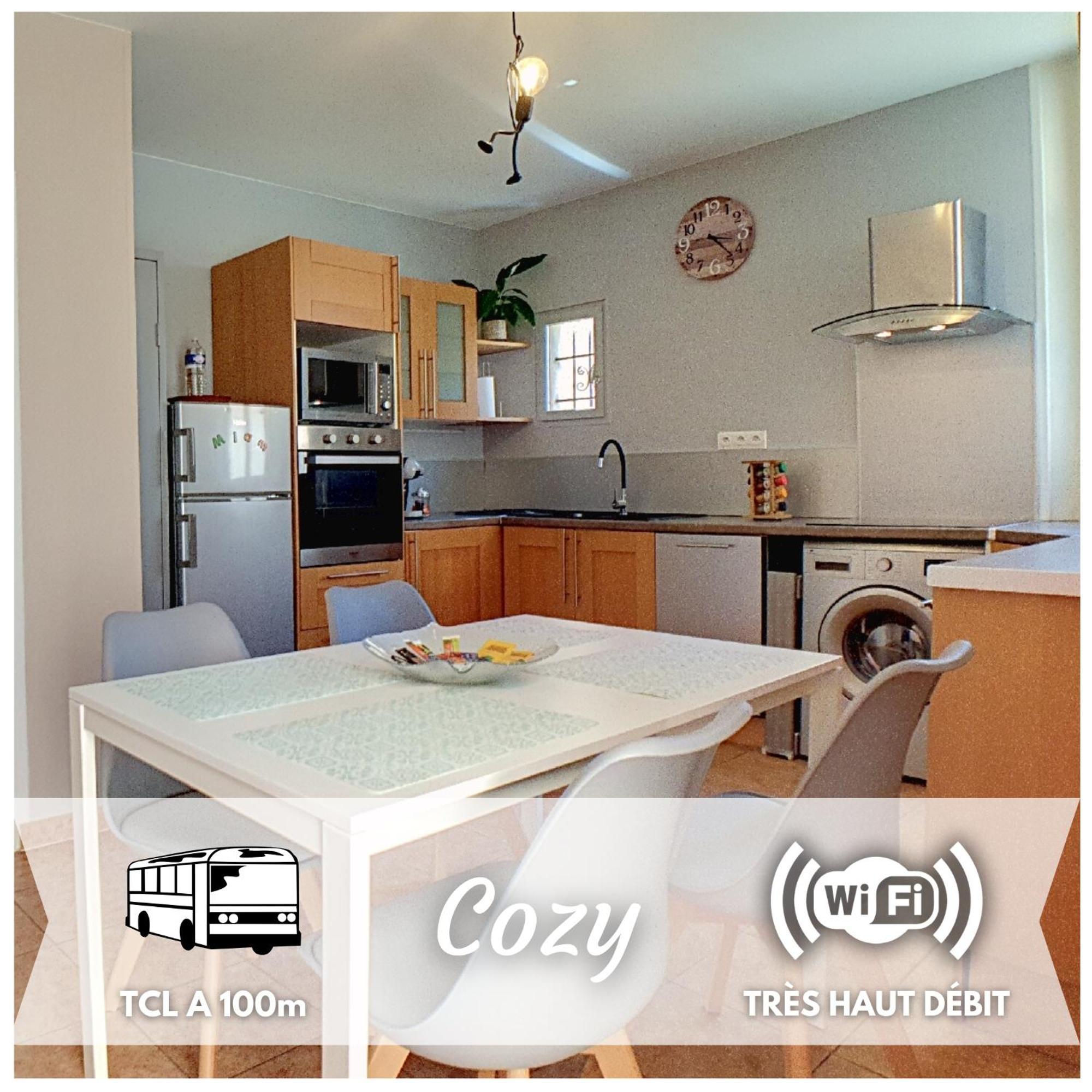 Stop Chez M Cozy # Qualite # Confort # Simplicite Pierre-Bénite Dış mekan fotoğraf